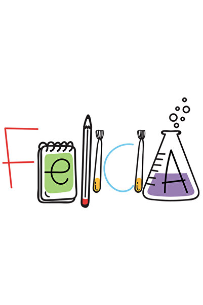 StoryGift Romania Sticker Autocolant 70CM Cu Numele Felicia, Scoala, Chimie, Materii, Algebra, Geometrie cu Marg