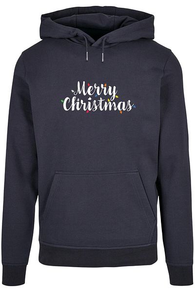 Merchcode Herren Ladies Merry Christmas Lights Box Tee