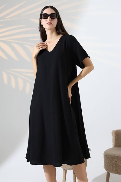 ÖNE BUTİK ROCHIE DE VARĂ FEMEI CU MÂNECĂ SCURTĂ LİKAPA