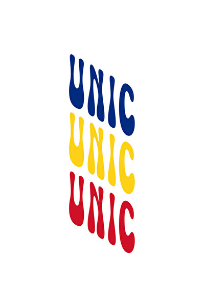 StoryGift Romania Sticker Autocolant 70CM Cuvantul Unic, in Culorile Steagului Romaniei, Rosu, Galben, Albastru,