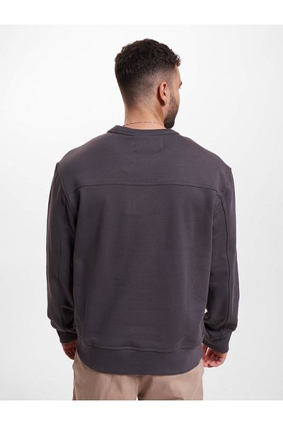 Calvin Klein Herren Monologo Washed Crew Neck Sweater