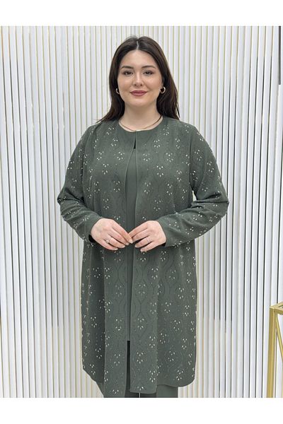 GK Σετ τουνίκ Plus Size με πέτρα πρέσας