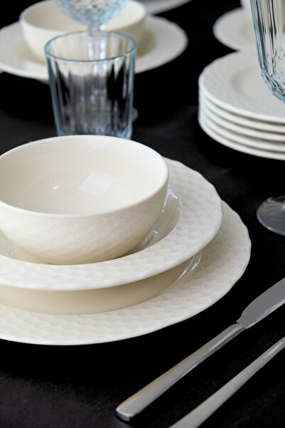 PORSER Costa Transparan Yemek Takımı 6 Kişilik 24 Parça Cos24yk