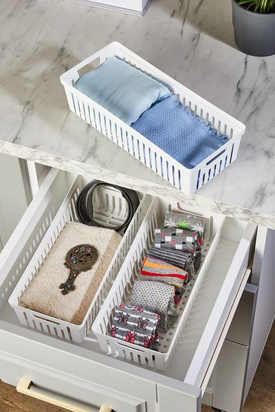 HAPPENS 3-Piece In-Cabinet Jewelry Makeup Organizer - Drawer Organizer Set