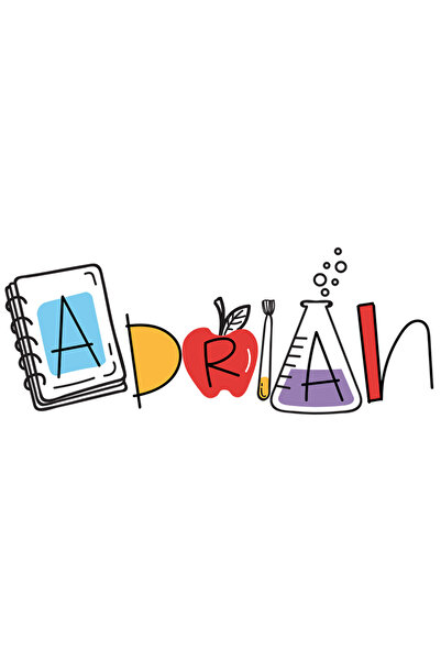 StoryGift Romania Sticker Autocolant 70CM Cu Numele Adrian, si Mesaj Amuzant,...