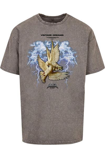 MJ Gonzales Herren Vintage Dreams X Acid Washed Heavy Oversize Tee