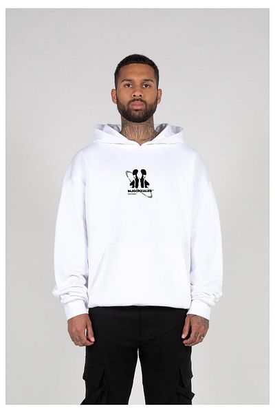 MJ Gonzales Damen Circle X Ladies Heavy Oversized Hoody