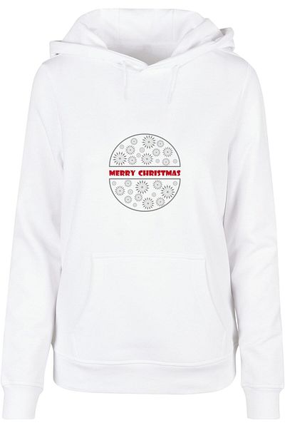 Merchcode Damen Ladies Merry Christmas Basic Hoody