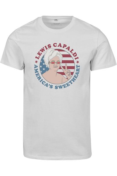 Merchcode Herren Lewis Capaldi Sweetheart Tour Front