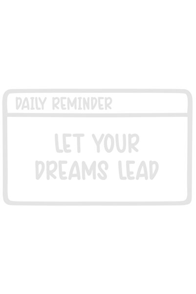 StoryGift Romania Sticker Autocolant 70CM Exterior cu mesajul "Let your dream...