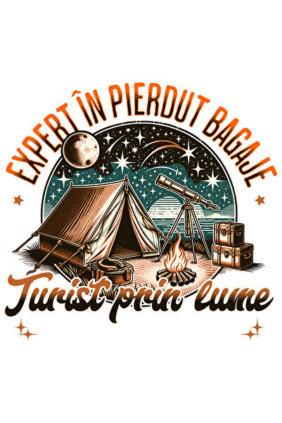 StoryGift Romania Sticker Autocolant 70CM Adeziv expert in pierdut bagaje, turist prin lume cu Margini Albe, PVC