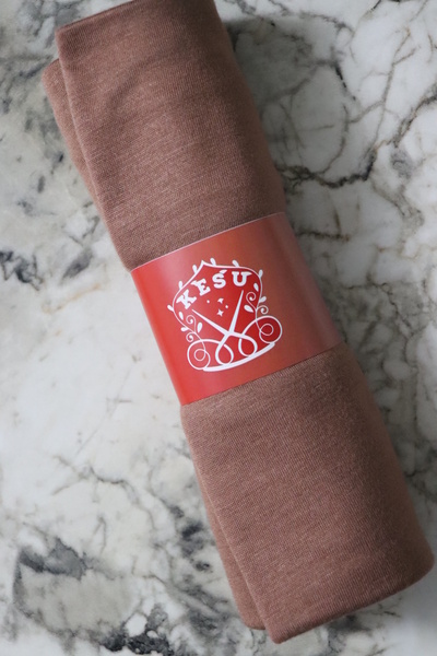 Kesu Σετ 4 χτενισμένων βαμβακερών σαλιών