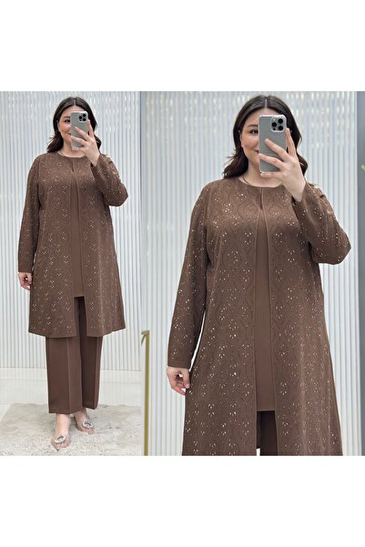 GK Σετ τουνίκ Plus Size με πέτρα πρέσας