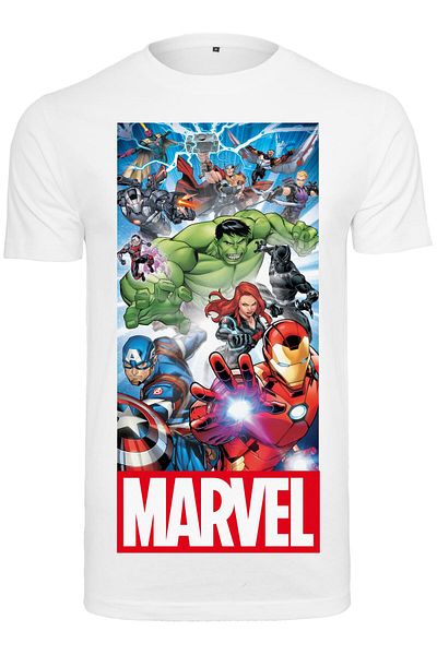 Merchcode Herren Avengers Allstars Team Tee