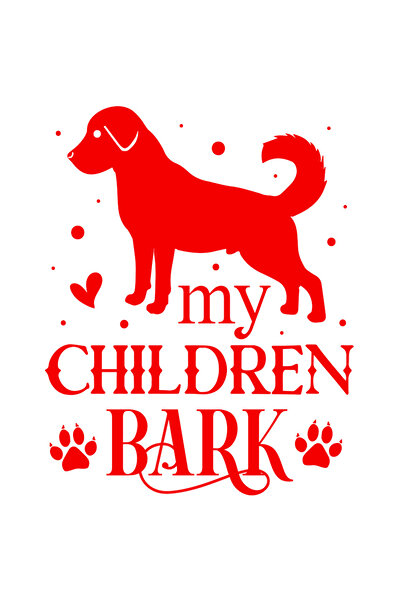 StoryGift Romania Sticker Autocolant 30CM Exterior pentru o mama crescatoare de caini - catel labute , Vinyl Ros