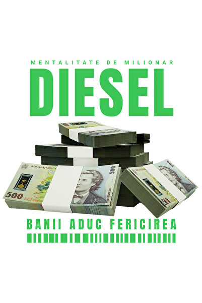 StoryGift Romania Sticker Autocolant 70CM _Diesel_ - Banii Aduc Fericirea cu ...