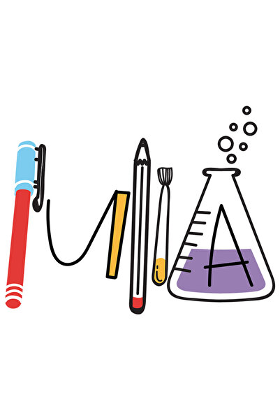 StoryGift Romania Sticker 10 Cm Cu Numele Iulia, Scoala, Chimie, Materii, Alg...