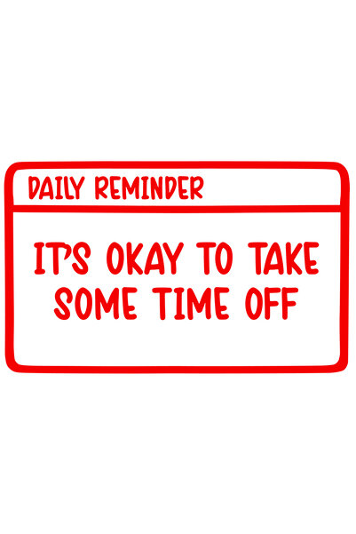 StoryGift Romania Sticker Eticheta 50CM Exterior cu mesaj in engleza din care reiese ca este in regula sa mai ie