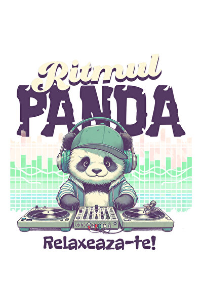StoryGift Romania Sticker Autocolant 70CM Adeziv Ritmul Panda. relaxare distr...