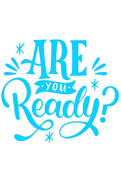 StoryGift Romania Exterior Sticker with the message in English "Are you ready?" - are you ready for what's next, White Vinyl