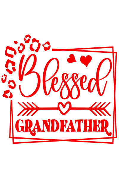 StoryGift Romania Sticker Eticheta 40CM Exterior pentru un bunic binecuvantat...