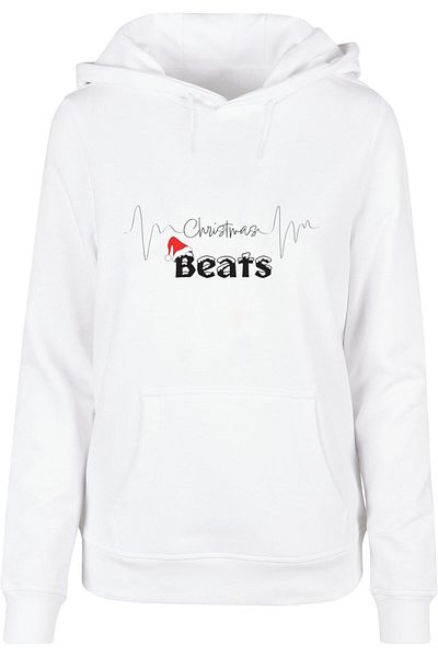 Merchcode Damen Ladies Christmas Beats Basic Hoody