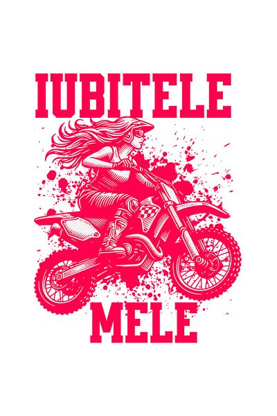 StoryGift Romania Sticker Eticheta 50CM Adeziv iubitele mele femeie si motocicleta viteza aventura cu Margini Al