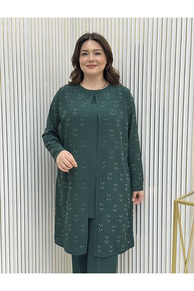 GK Σετ τουνίκ Plus Size με πέτρα πρέσας