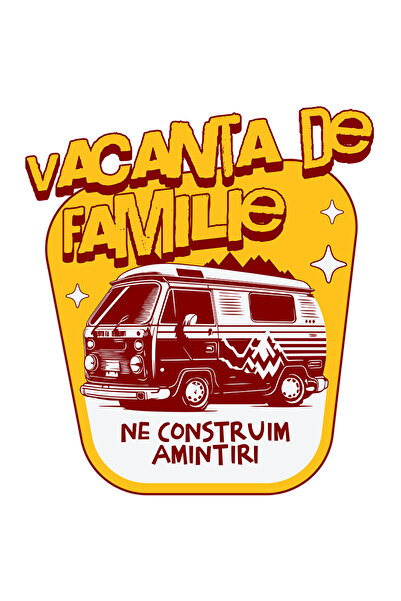 StoryGift Romania Sticker Adeziv 90CM Adeziv Rulota adventura Vacanta-de-familie cu Margini Albe, PVC Vinyl 90 cm
