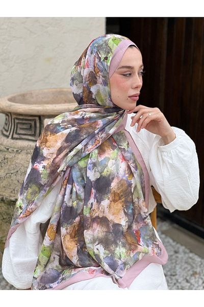 Modakaşmir نمط الفرشاة لينا شال