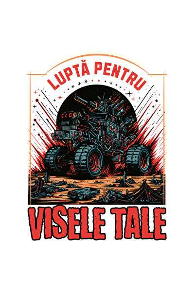 StoryGift Romania Sticker Autocolant 70CM Adeziv lupta pentru visele tale mes...