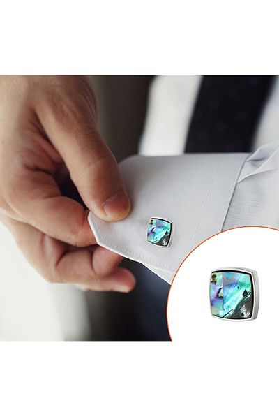 SIC MODA Turquoise Shirt Buttons with Silver SIC MODA 5119A