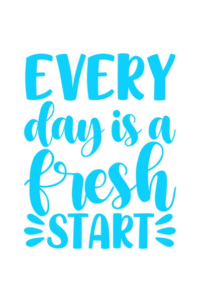 StoryGift Romania Sticker Eticheta 40CM Exterior cu text motivational "Every ...