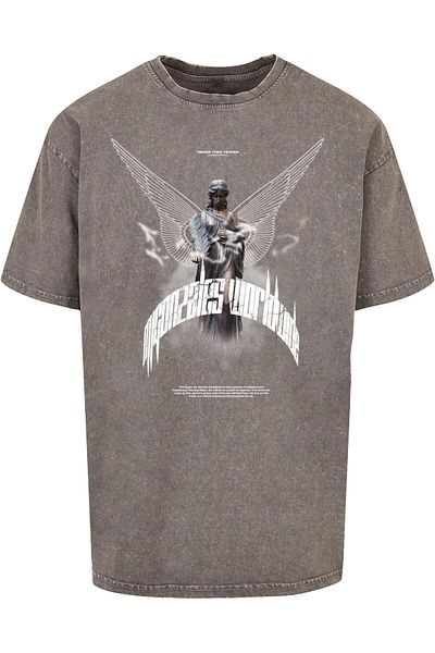 MJ Gonzales Herren Higher Than Heaven V.1 Acid Washed Heavy Oversize Tee