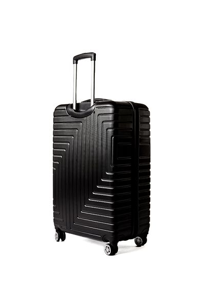 Travel POLO Cabin trolley, TRAVEL POLO, 57x35x25cm, A1004, hand luggage, ABS suitcase, Black