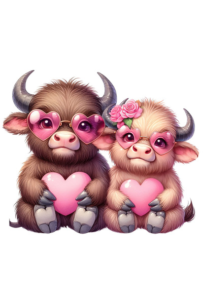 StoryGift Romania Sticker Eticheta 40CM cu 2 zimbri, ilustratie, inimioare, o...