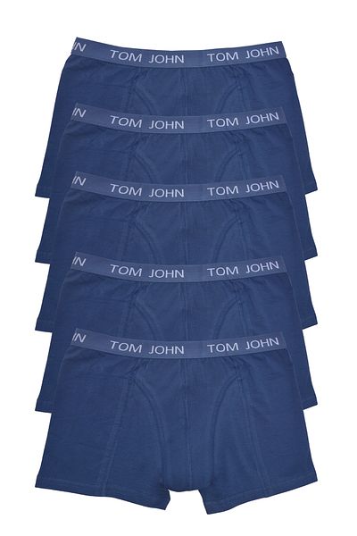 Tom John Ανδρικά Boxers 5 Pack Lycra Indigo