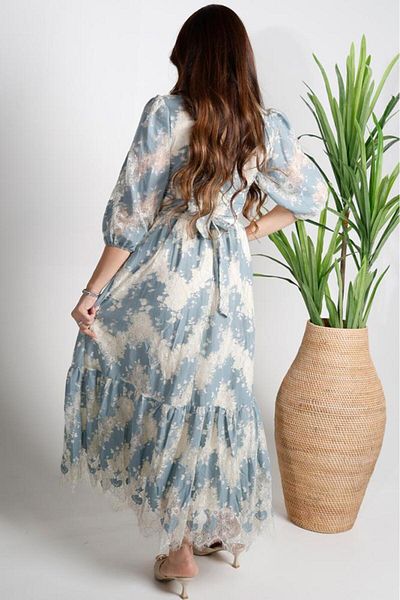 SOOL Sugar Chiffon Dress with Prints