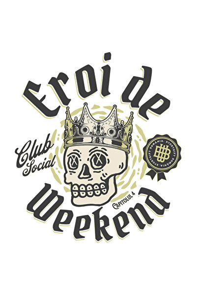 StoryGift Romania Sticker Eticheta 40CM Adeziv Eroi de weekend petrecere cran...