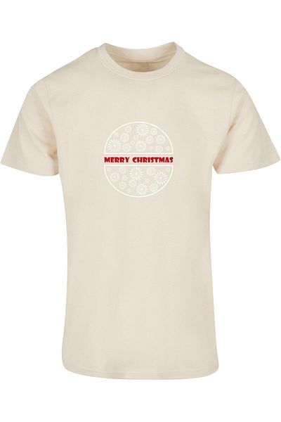 Merchcode Herren Merry Christmas Basic Round Neck T-shirt