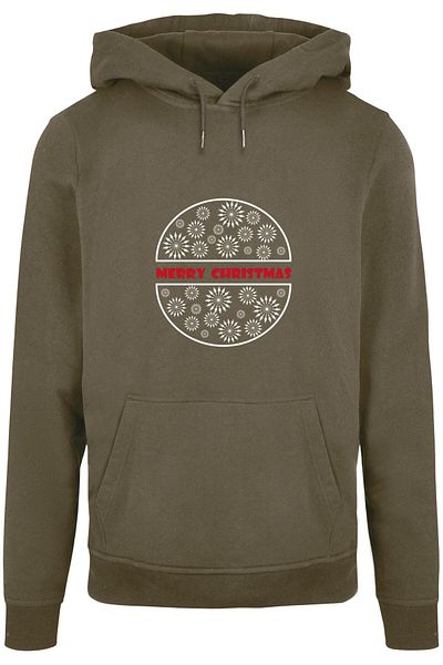Merchcode Herren Merry Christmasy Basic Hoody