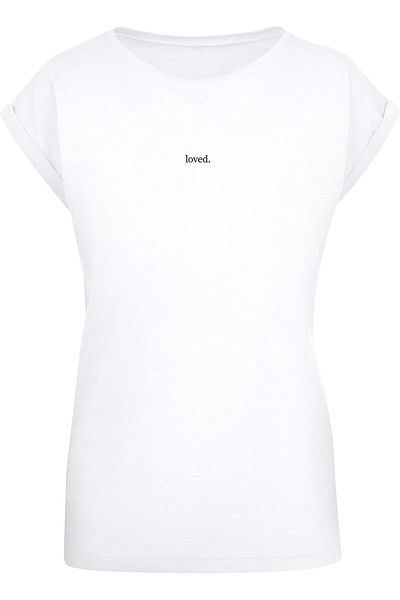 Merchcode Damen Ladies It Beats Loud Extended Shoulder Tee
