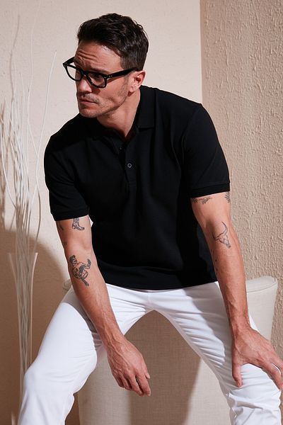 Buratti Cotton Regular Fit Buttoned Polo Neck 3 Pack t Shirt Men t Shirt 590211827S3