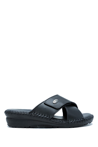 Kifidis KHM108 Kifidis Samos Kadın Çapraz Bantlı Deri Terlik 36-41