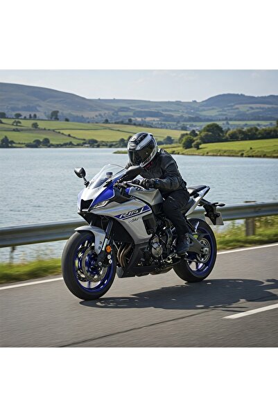 Yamaha R7 Karbon Kaplama Winglet Kanat – Siyah Parlak, Motosiklet Aerodinamik Aksesuar