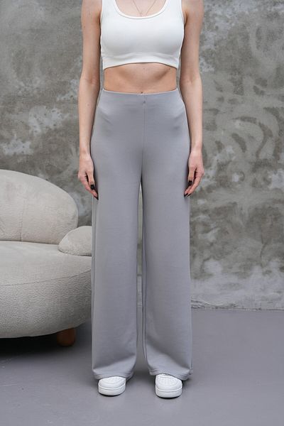 HR Collection Modal Fabric Elastic Waist Palazzo Women's Trousers