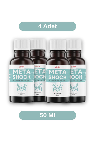 Dietto 4 Adet Metashock 50ml