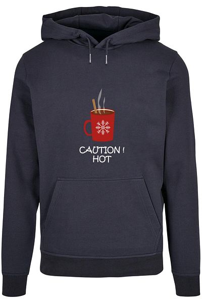 Merchcode Herren Caution Hot Basic Hoody