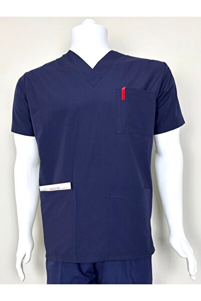 ADALILAR TEKSTİL زي الممرضة الطبية للجنسين طبيب جراحة (بلوزة واحدة)