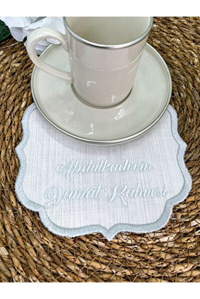 imzatasarım Kişiye Özel Damat Kahve Peçetesi, Damat Kahvesi, Sunum Peçete Dam...